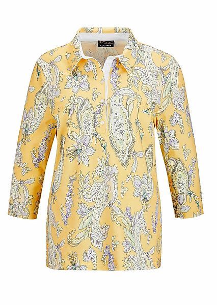 GOLDNER Kurzarmshirt "Kurzgröße Poloshirt" Knopfleiste günstig online kaufen
