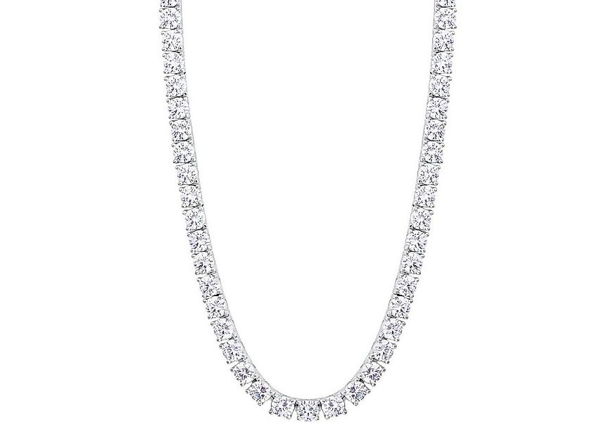 LuxusKollektion Kette und Anhänger Set Kette Tennis 14K Weißgold Zirkonia 5 günstig online kaufen