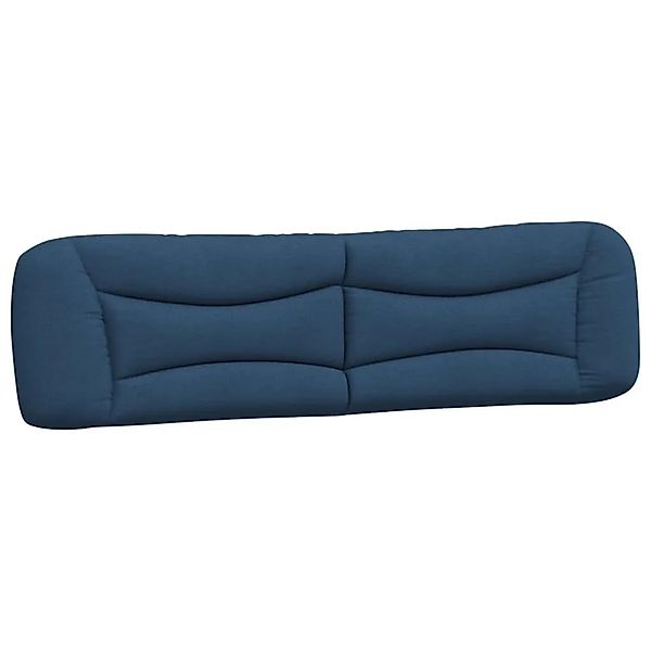 vidaXL Kopfteil-Kissen Hvar Blau 200 cm Stoff 374622 günstig online kaufen