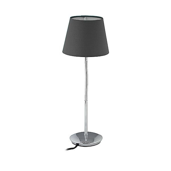 relaxdays Tischleuchte Flexible Tischlampe mit Stoffschirm, günstig online kaufen