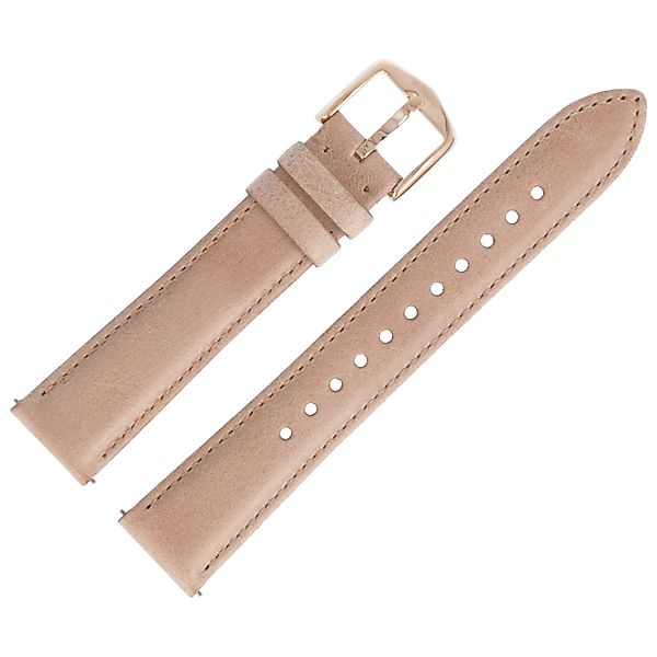 Fossil Uhrenarmband 18mm Leder Beige ES-3816 günstig online kaufen