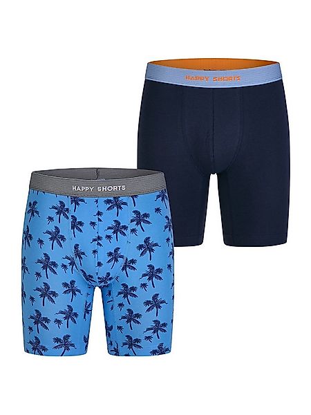 HAPPY SHORTS Langer Boxer Jersey Boxer Briefs (2-St) langer Beinabschluss L günstig online kaufen