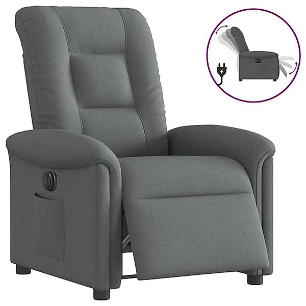 vidaXL Relaxsessel Elektrisch Dunkelgrau Stoff 3303235 günstig online kaufen