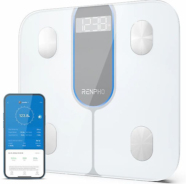 Renpho Körper-Analyse-Waage "Elis 1C Smart Body Scale A033" Smarte Körperan günstig online kaufen