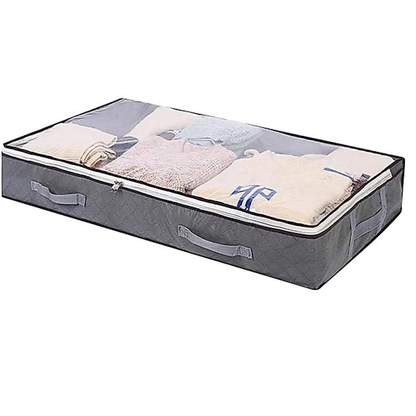 QUBEBU Aufbewahrungsbox Unterbettkommode Unterbettbox mit Deckel günstig online kaufen