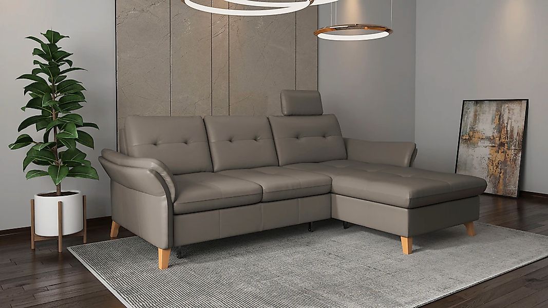 sit&more Ecksofa »Göteborg«, Sitztiefenverstellung und Federkern, wahlweise günstig online kaufen