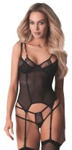 Transparentes Strapshemd - Schwarz günstig online kaufen