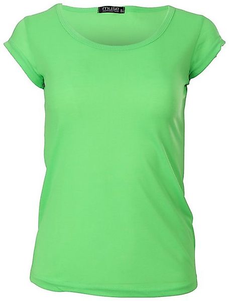 Muse T-Shirt Basic Kurzarm T-Shirt Skinny günstig online kaufen