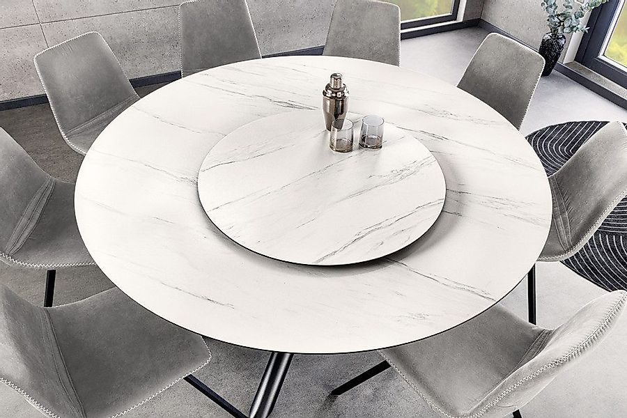 riess-ambiente Esstisch SPIN 150cm weiß / günstig online kaufen