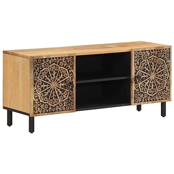vidaXL TV-Schrank 105x33x46 cm Massivholz Mango  Modell 3 günstig online kaufen