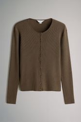 The Set Strickjacke The Set gerippte günstig online kaufen