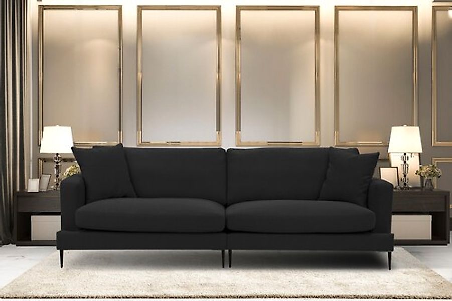 Leonique Big-Sofa »Cozy elegantes Designsofa, Maße B/T/H: 252/97/80 cm«, mi günstig online kaufen