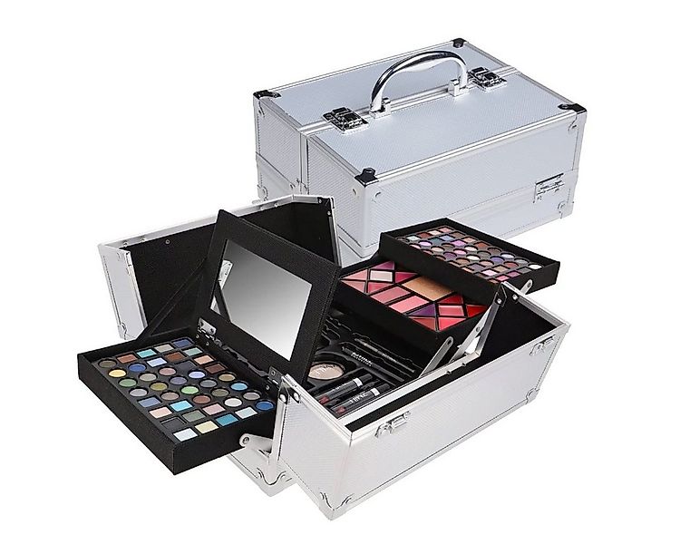 ZMILE COSMETICS Schmink-Koffer Schminkkoffer Set Alu Profi-Qualität 113 tei günstig online kaufen
