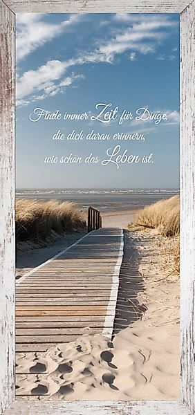 Bönninghoff Bild mit Rahmen "Strand- Spruch", (1 St.) günstig online kaufen