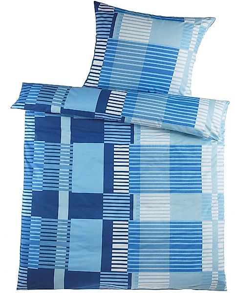 KH-Haushaltshandel Bettwäsche 2-tlg. Biber Winter Bettwäsche 135 x 200 + 80 günstig online kaufen