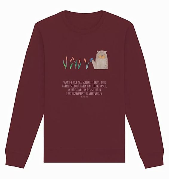 Mr. & Mrs. Panda Longpullover Größe L Otter Stein - Burgundy - Geschenk, ne günstig online kaufen