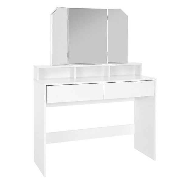 ML-DESIGN Schminktisch Frisierkommode aus MDF Holz mit Spiegel Make-up Tisc günstig online kaufen