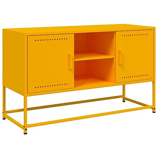 vidaXL TV-Schrank Senfgelb 100,5x39x60,5 cm Stahl 846515 günstig online kaufen
