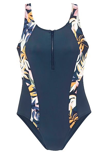 LASCANA ACTIVE Badeanzug Wave mit Reißverschluss günstig online kaufen