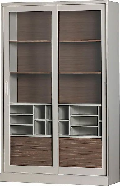 WOOOD Vitrine "James", mit Glas, viel Stauraum, H 200 cm x B 125 cm günstig online kaufen