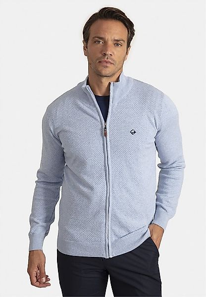 SIR RAYMOND TAILOR Strickjacke Sydney (1-tlg) mit kleinem Stehkragen günstig online kaufen