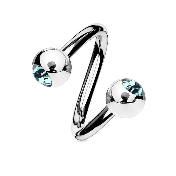 viva-adorno Piercing-Set Lippenpiercing Spirale Twist Labret günstig online kaufen