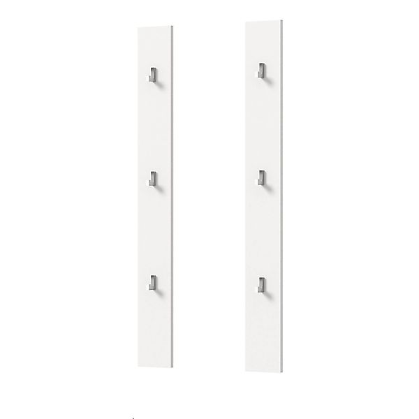 Inn.Furn Garderobenpaneel Set in Weiß 115 cm SystemX günstig online kaufen