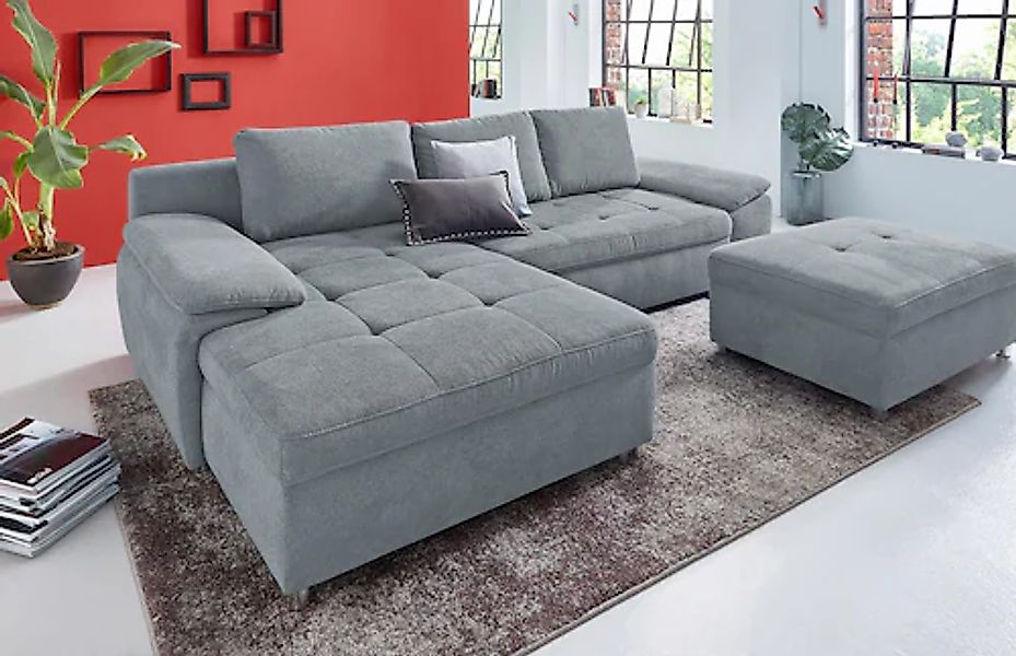 sit&more Ecksofa »Labene L-Form« wahlweise mit Bettfunktion und Bettkasten, günstig online kaufen