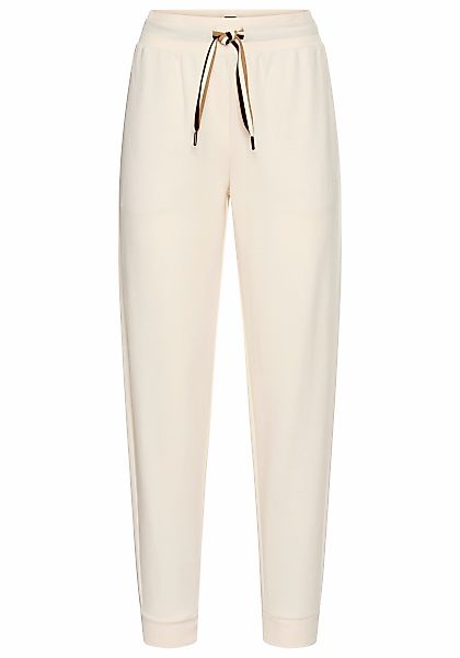 BOSS Relaxhose "CP Stripe Pants Cuff", mit kontrastfarbener Kordel günstig online kaufen