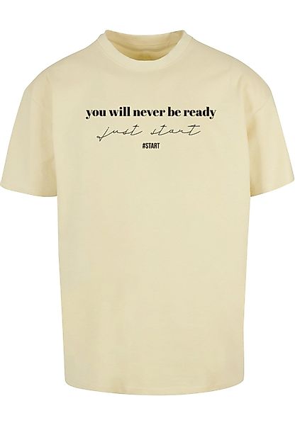 Merchcode T-Shirt "Merchcode Herren Just Start Heavy Oversize Tee", (1 tlg. günstig online kaufen