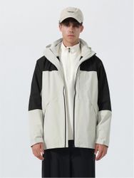 YOUTHUP 3-in-1-Funktionsjacke Herren 3-in-1 Outdoor Kontrastjacke günstig online kaufen