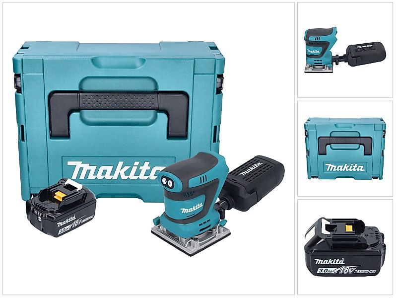 Makita Exzenterschleifer DBO 484 F1J Schwingschleifer günstig online kaufen