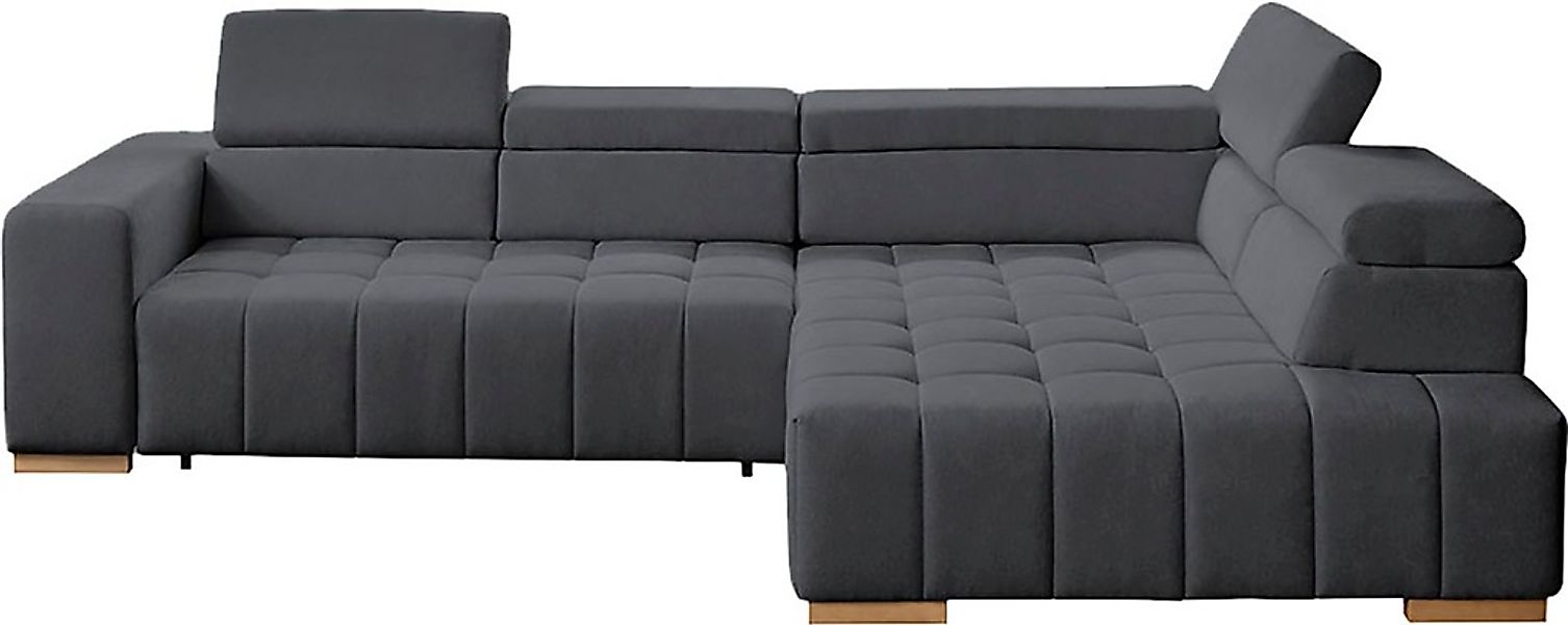 exxpo - sofa fashion Ecksofa "Elianos, hoher Sitzkomfort, aufwendige Kreuzs günstig online kaufen