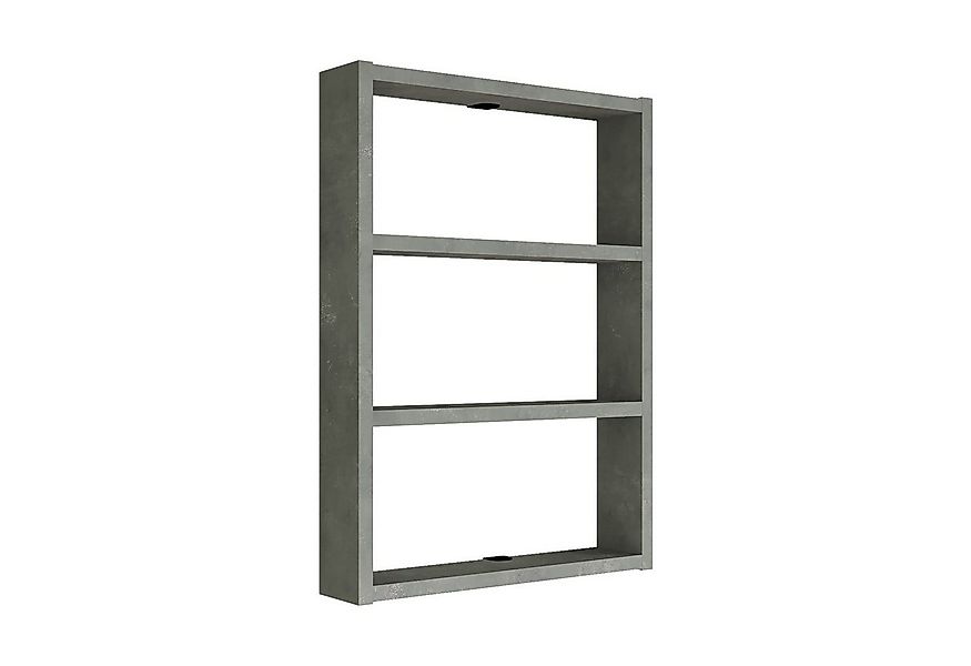 en.casa Küchenregal, »Lappajärvi« Gewürzregal Wandregal 60 x 43 x 9 cm Beto günstig online kaufen