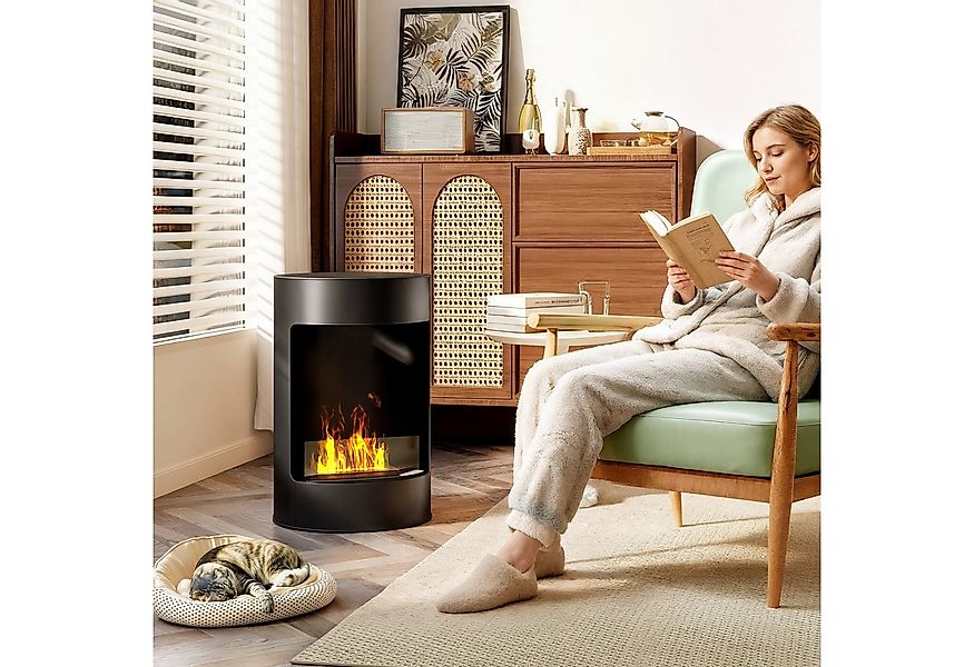 HOMCOM Echtfeuer-Dekokamin mit Feuerlöscher (Bioethanol Ofen, 1-St., Bioeth günstig online kaufen