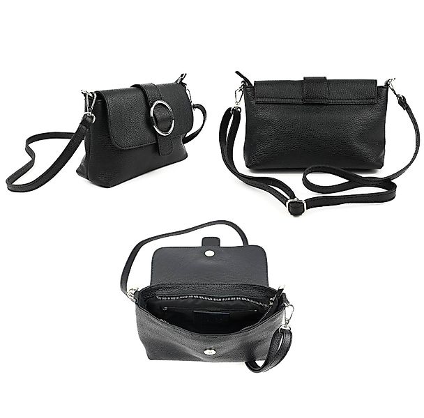 ITALYSHOP24 Schultertasche MADE IN ITALY Damen günstig online kaufen