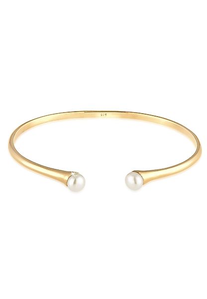 Elli Premium Armreif Armreif Süßwasserzuchtperle Weiß günstig online kaufen