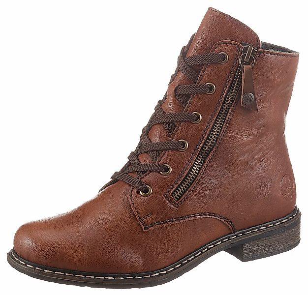 Rieker Stiefelette, Schnürstiefelette, Schnürboots mit Reißverschluss an de günstig online kaufen