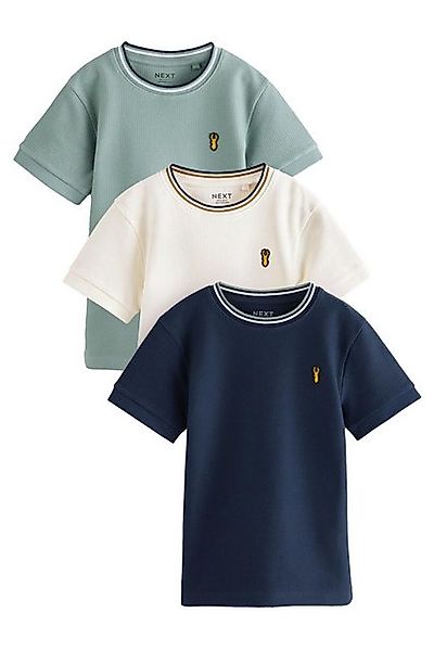Next T-Shirt T-Shirts 100 % Baumwolle, 3 Stk. (3-tlg) günstig online kaufen