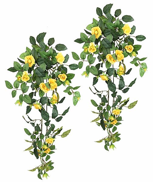 I.GE.A. Kunstblume "Künstlicher Rosenhänger", Rosenranke Rosenbogen Rosen B günstig online kaufen