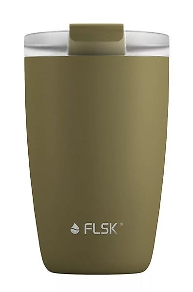 FLSK CUP Coffee to go-Becher Khaki 350 ml Isolierbecher günstig online kaufen