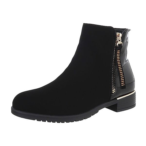 Ital-Design Damen Elegant Stiefelette (87417734) Blockabsatz günstig online kaufen