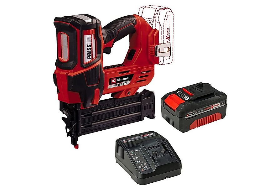 Einhell Akku-Tacker Akku-Nagler FIXETTO 18/50 N inkl. Starter Kit 4,0Ah Akk günstig online kaufen