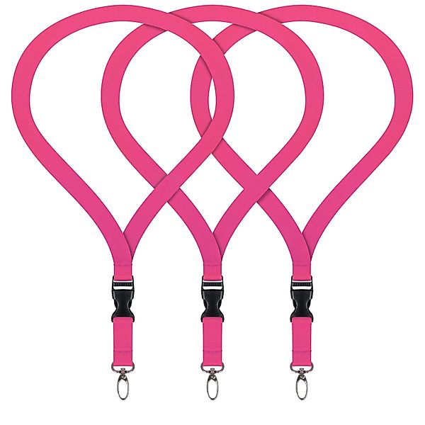 WEBBOMB Schlüsselanhänger 3x Lanyard unbedruckt Schlüsselbänder günstig online kaufen