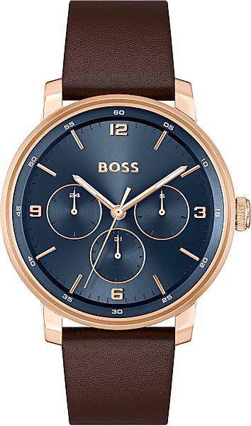 BOSS Multifunktionsuhr CONTENDER 1514126, Quarzuhr, Herrenuhr, günstig online kaufen