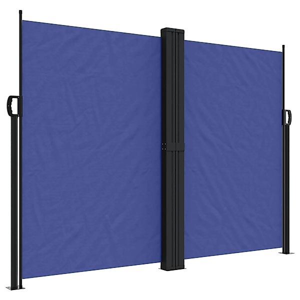 furnicato Seitenmarkise Ausziehbar Blau 180x600 cm günstig online kaufen