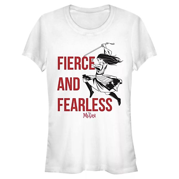 Disney - Mulan - Mulan Fierce and Fearless - Frauen T-Shirt günstig online kaufen