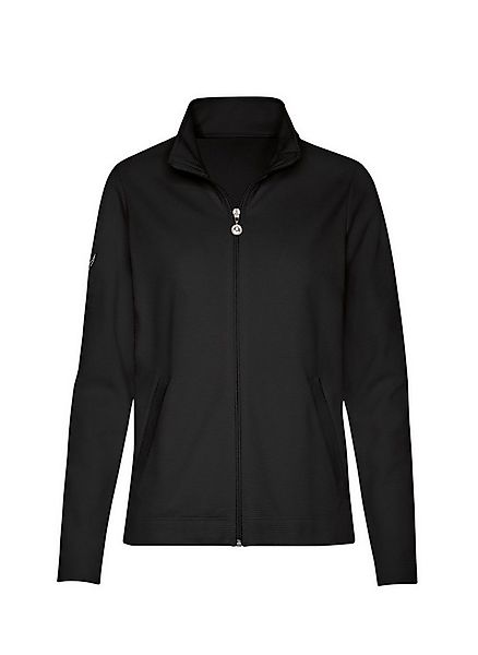 Trigema Sweatjacke TRIGEMA Jacke mit funkelnden Strass-Steinen (1-tlg) günstig online kaufen