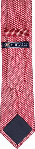 Krawatte Seide Rot Karo - günstig online kaufen