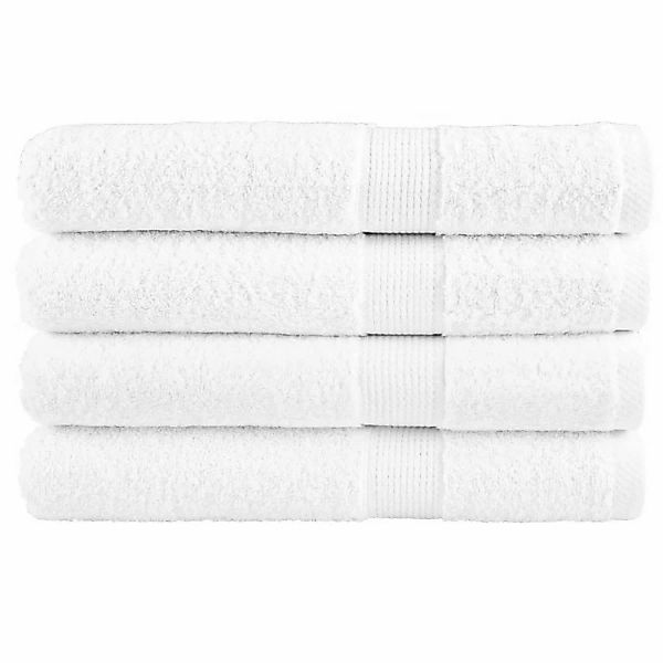 vidaXL Premium-Handtücher 4 Stk Weiß 100x200cm 600 g/m2 100% Baumwolle günstig online kaufen